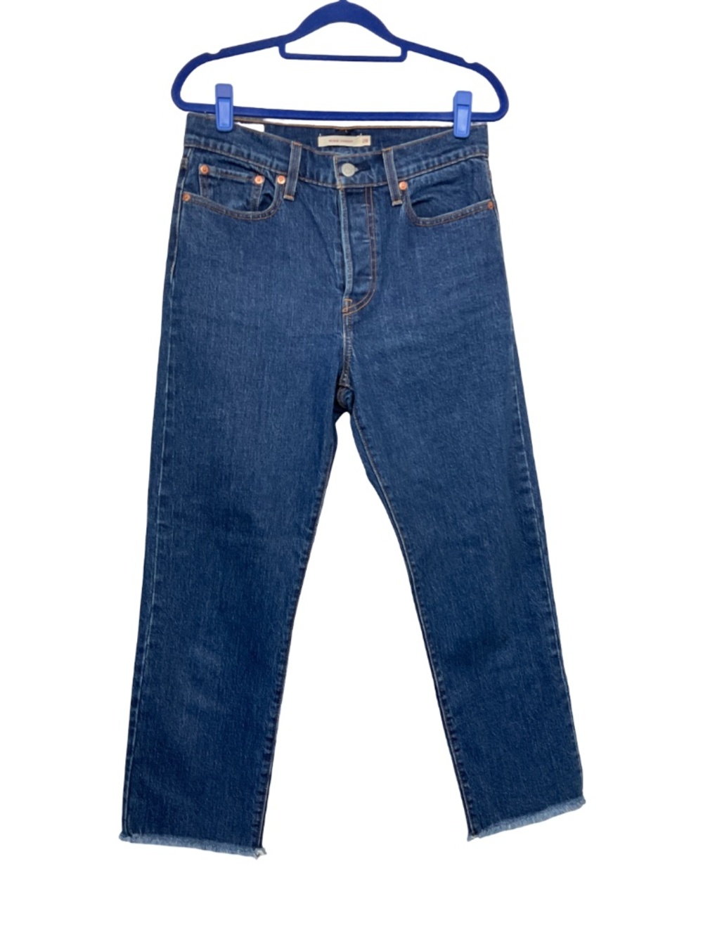 Levi's Wedgie Straight Ankle Jeans - Picture 4 of 11